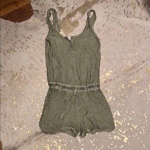 Army Green Romper